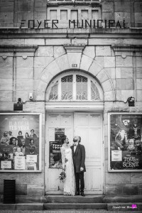 Photos romantiques de mariés dans les Pyrénées